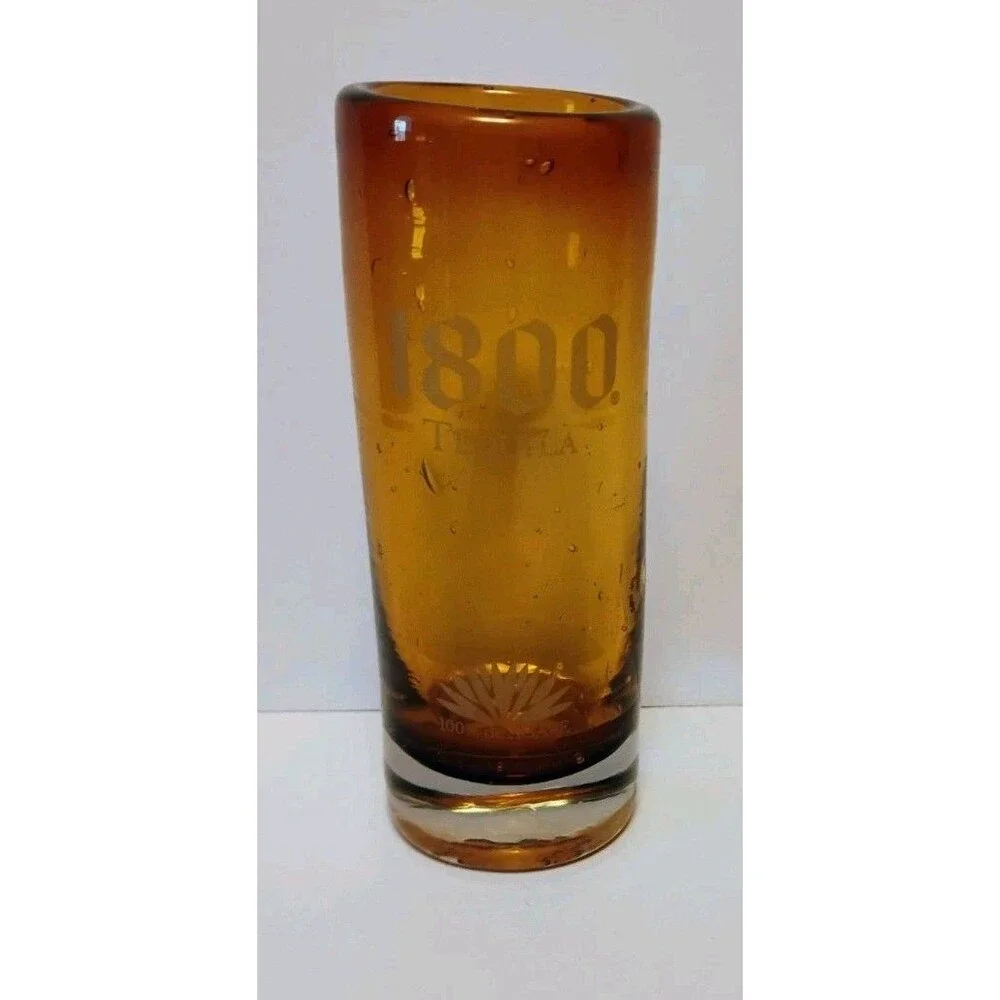 Jose Cuervo 1800 Tequila Mexican Speckle 4” Shooters Shot Glass